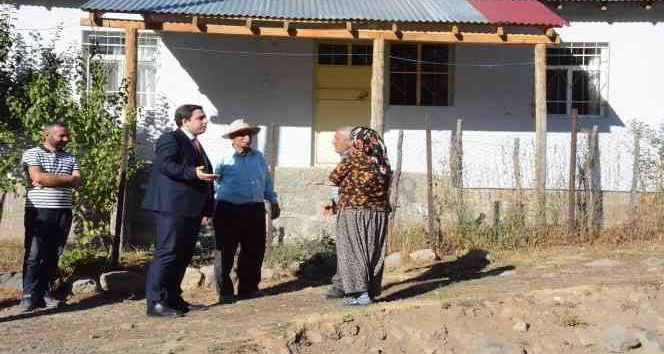 Kaymakam Başar Elmalı köyünü ziyaret etti