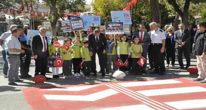 Karaman’da "Yayalara öncelik duruşu, hayata saygı duruşu" etkinliği düzenlendi