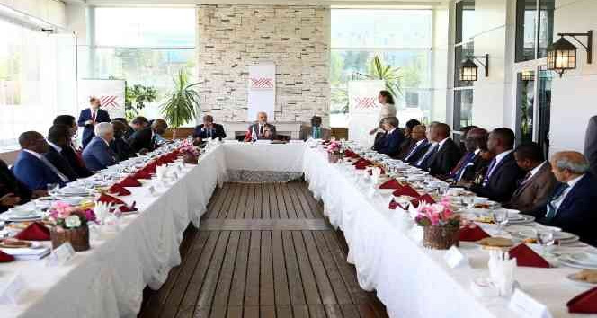 YÖK Başkanı Özvar, 30 Afrika ülkesi büyükelçileri ve maslahatgüzarları ile bir araya geldi