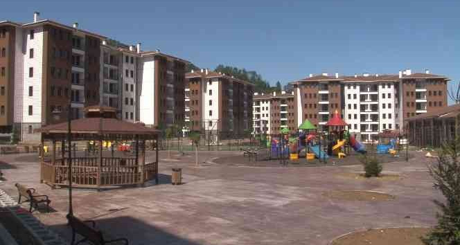 Rize’de Salarha Toplu Konutları’nın inşaatında sona doğru gelindi