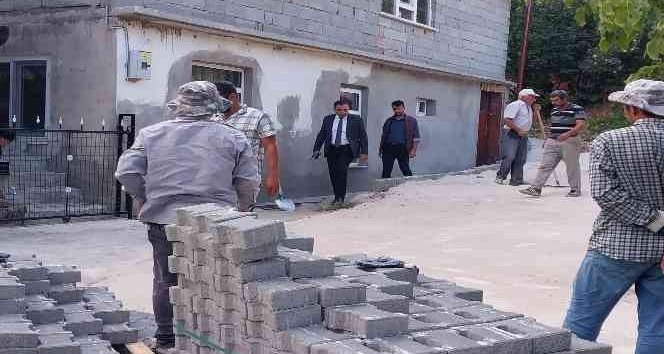 Eğirdir köylerine 27 kilometrelik kilit parke taşı