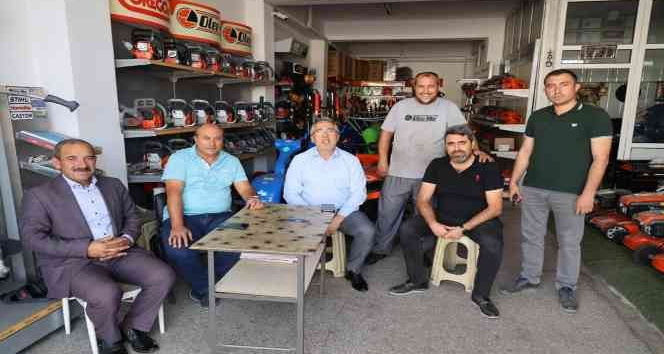 Başkan Savran sanayi esnafları ile buluştu