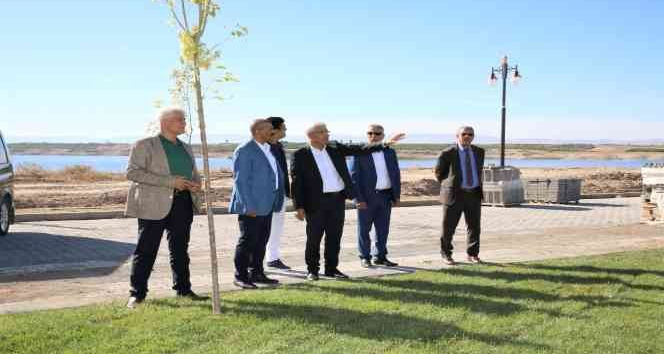 Battalgazi’de Kırkgöz Sahil Parkı Projesinde çalışmalar son sürat