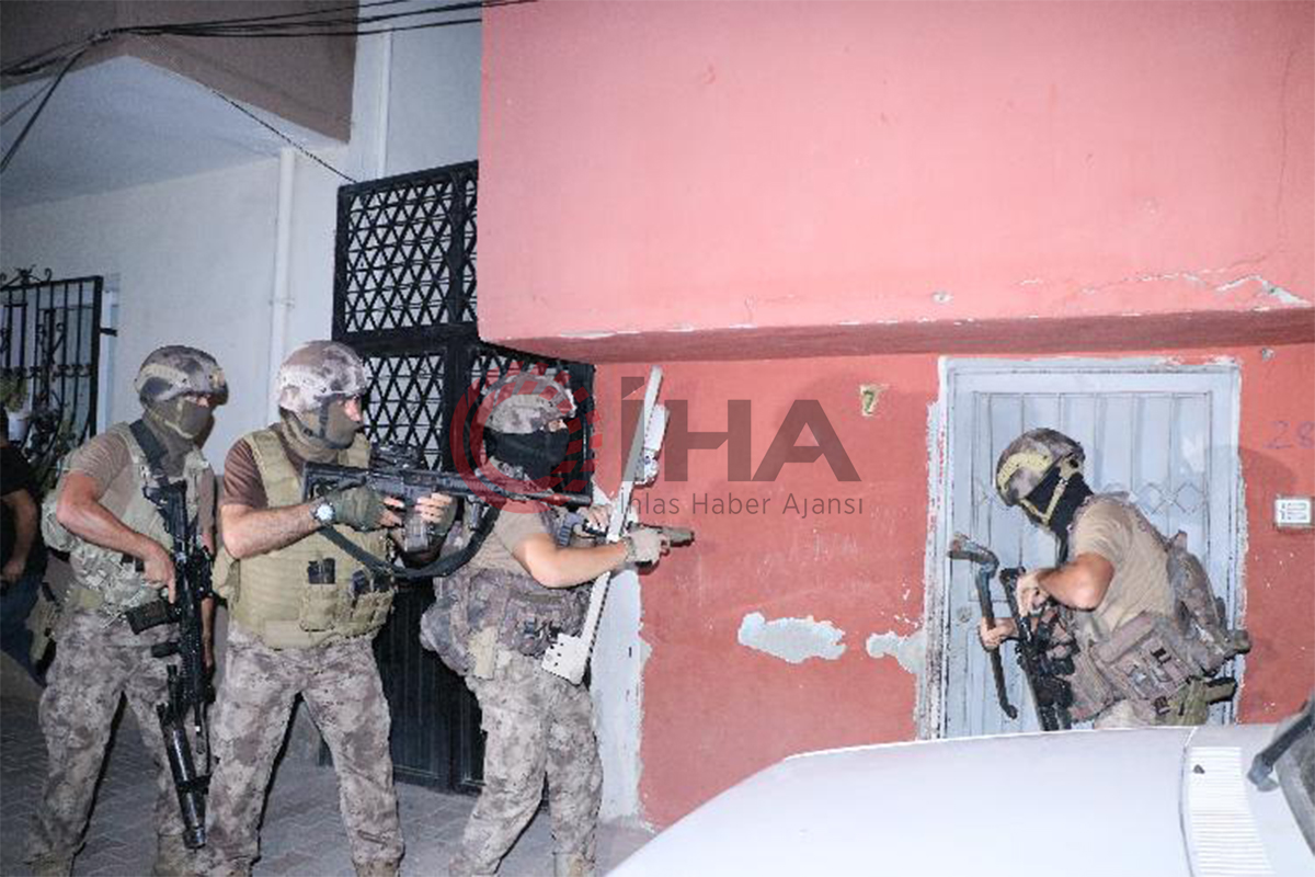 Mersin&#039;deki PKK/KCK operasyonunda 2 tutuklama