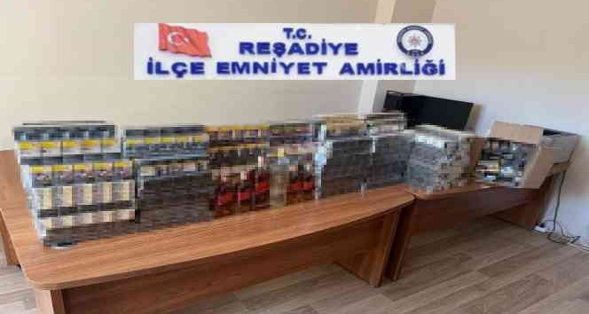 Tokat’ta çalınan para ve sigaralar ele geçirildi