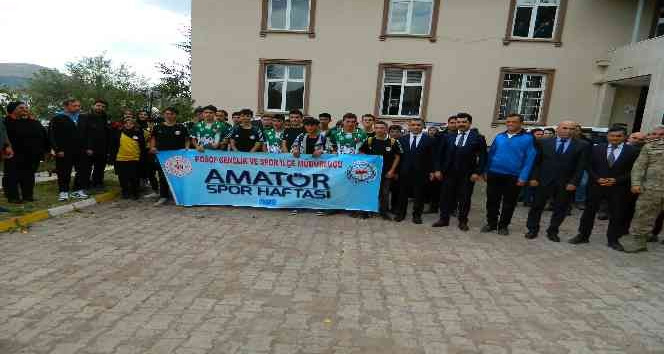 Amatör Spor Haftası Posof ‘ta da başladı