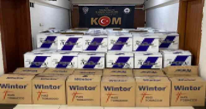 Tunceli’de 1 milyon 920 bin kaçak makaron ele geçirildi
