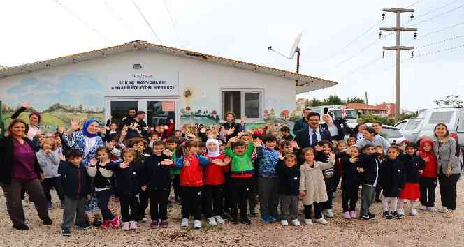 Çiftlikköy’de minik eller minik patilerle buluştu