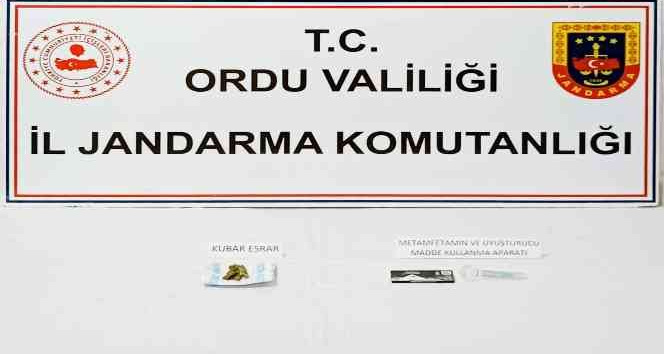 Ordu’da uyuşturucu operasyonunda 1 kişi tutuklandı