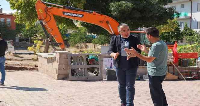 Başkan Mehmet Savran altyapı yenileme çalışmalarını inceledi