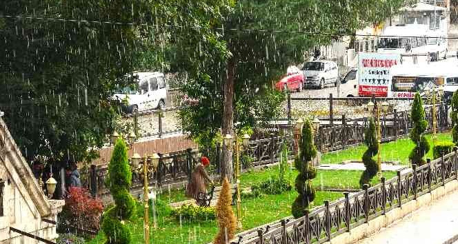 Tokat’ta dolu yağışı