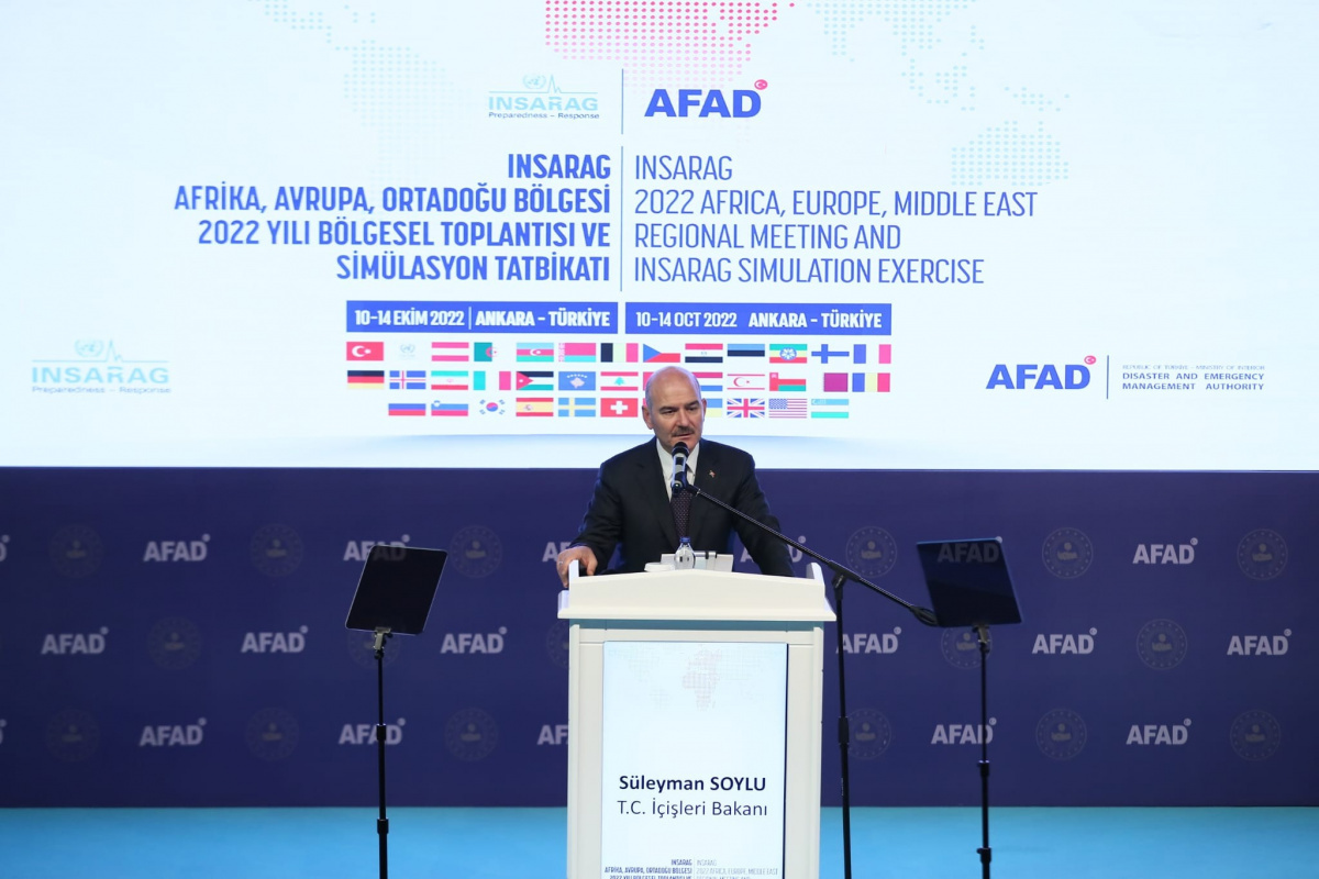 Bakan Soylu: 'Türkiye çapında kurulan 27 afet bölgesel lojistik depo ve 54 lojistik destek depomuz var'