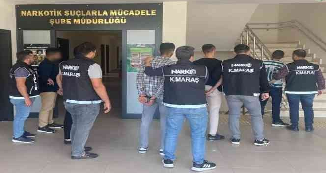 Kahramanmaraş’ta sentetik ecza hapı operasyonunda 5 tutuklama
