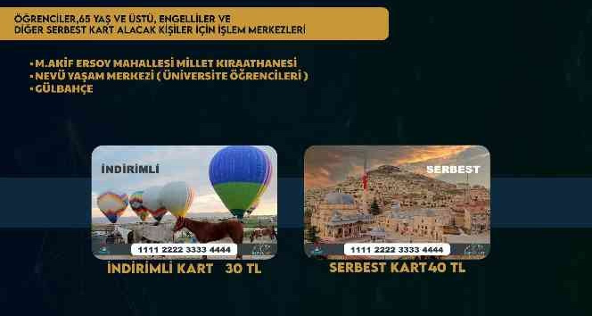 Şehir içi ulaşımda NEVKART hazırlıkları tamamlandı