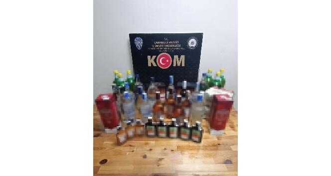 Gelibolu’da kaçak içki operasyonu