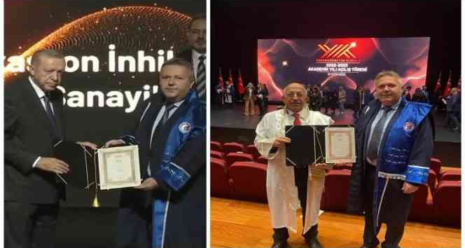 Cumhurbaşkanı Erdoğan’dan ÇOMÜ’lü akademisyene “Üstün Başarı Ödülü”