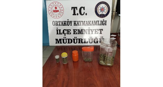 Aksaray’da uyuşturucu operasyonu: 1 gözaltı