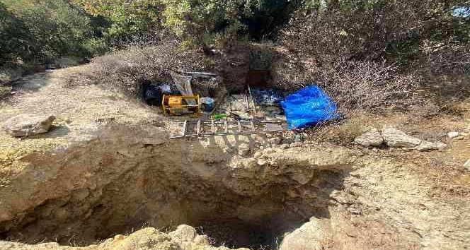 Çanakkale’de izinsiz kazıya 2 gözaltı