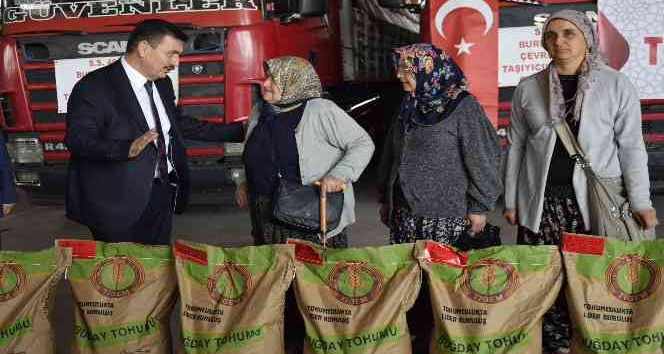 Burdur’da çiftçilere 1 milyon 600 liralık buğday tohumu desteği