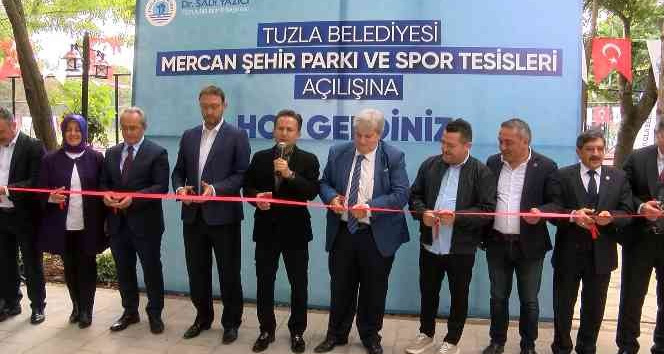 Tuzla’da işgalden kurtarılan 16 bin metrekare alan, park ve spor kompleksi oldu