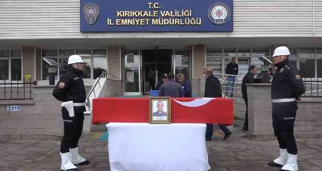 Kalbine yenik düşen polis memuru için tören düzenlendi