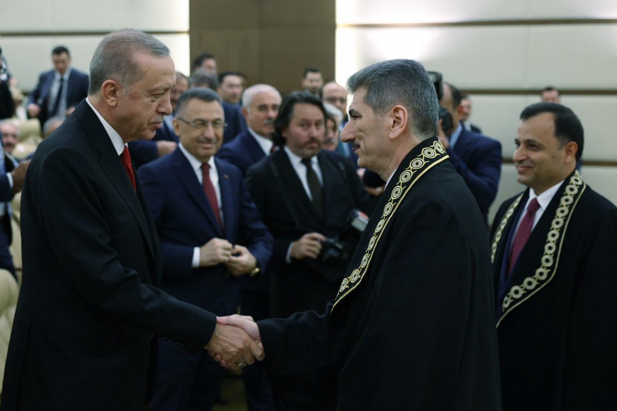 Cumhurbaşkanı Erdoğan, AYM üyesi Muhterem İnce'nin yemin törenine katıldı