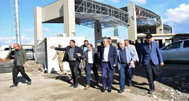 Türkgözü Sınır Kapısı’nda inşaat çalışmaları devam ediyor