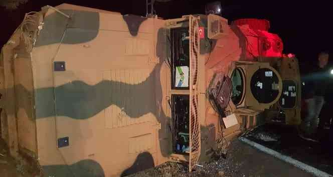 Nurhak’ta askeri araç devrildi: 7 asker yaralı