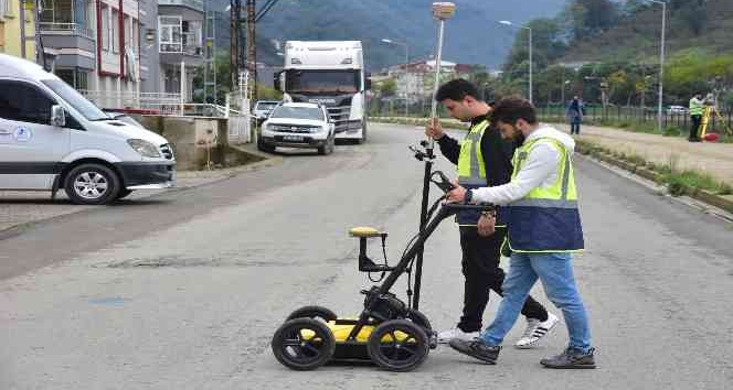 Giresun şehir altyapısının röntgeni çekiliyor