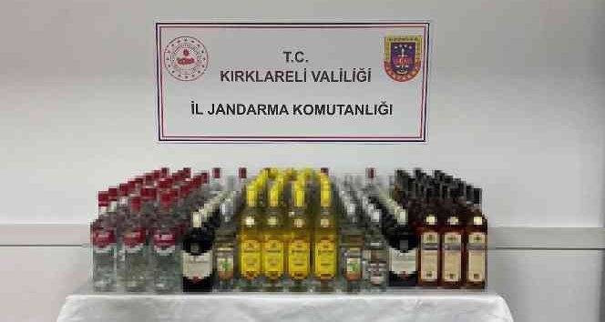Kırklareli’nde yarım ton kaçak içki ele geçirildi: 6 gözaltı