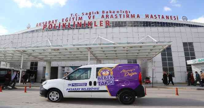 Aksaray’da “Bebek Taksi” uygulaması devam ediyor
