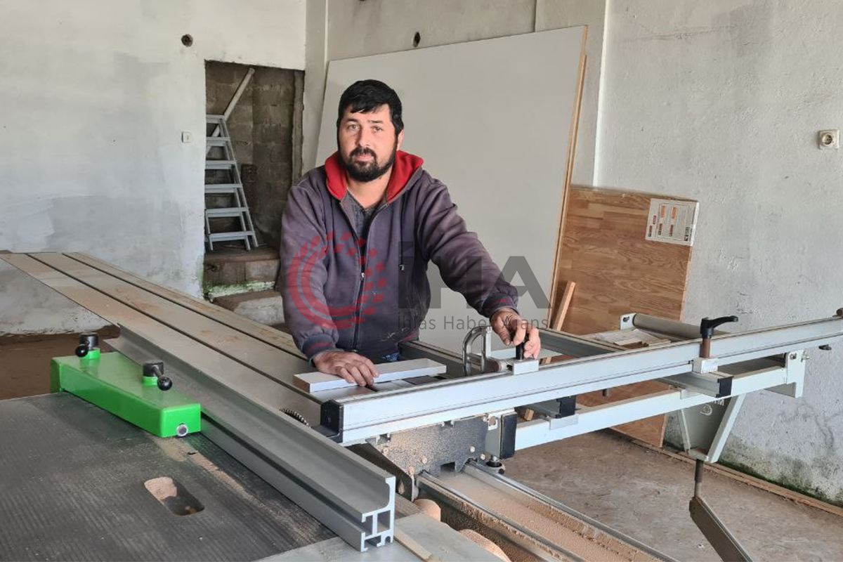 Engelli genç aldığı 155 bin lira destekle kendi işinin patronu oldu