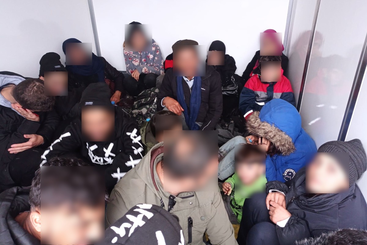 Polonya&#039;da 23 düzensiz göçmen yakalandı