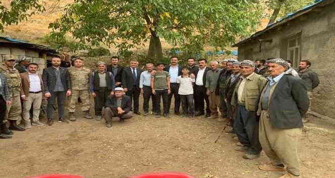 Beytüşşebap Kaymakamı Ülkü, vatandaşlarla bir araya geldi