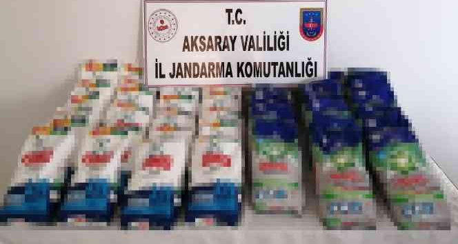 Aksaray jandarmadan “sahte deterjan” operasyonu