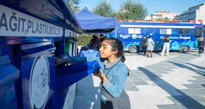 "Mavi Nefes" eğitim otobüsü Çanakkale’de