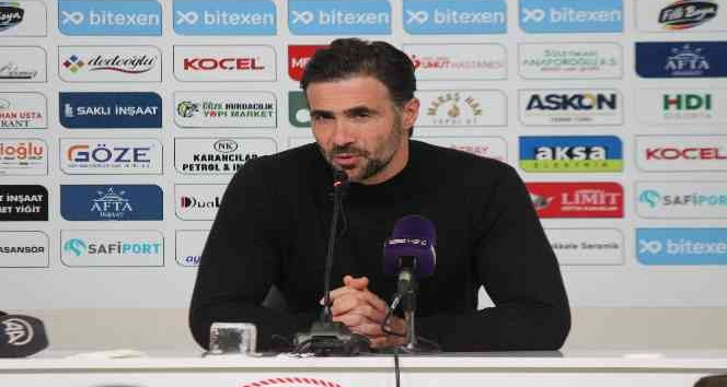 Ömer Erdoğan: “Rakibe bu kadar pozisyon verdiğimiz maç hatırlamıyorum”