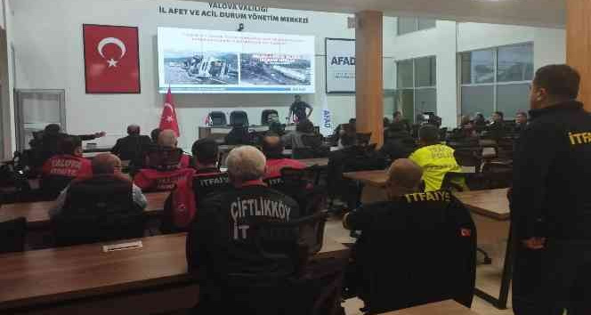 Yalova’da kazalarda olay yeri eğitimi verildi