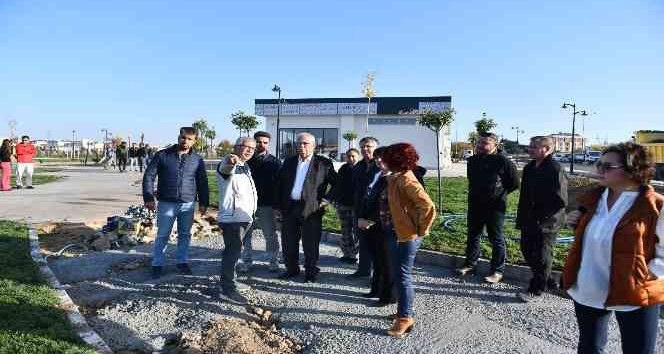 Başkan Ülgür Gökhan, Sağlıklı Yaşam Merkezi’nde incelemelerde bulundu