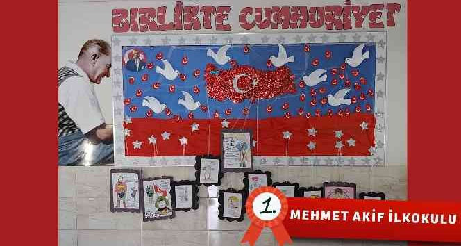 “29 Ekim Cumhuriyet Bayramı” temalı resim yarışmasının sonuçları açıklandı