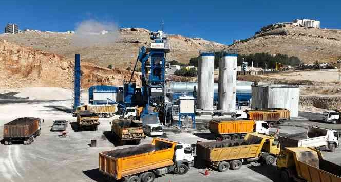 Mardin’de 20 milyon liralık asfalt plentinde 4 ayda 22 milyon liralık asfalt üretildi