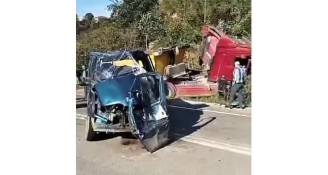 Ordu’da trafik kazası: 1 ölü, 1 yaralı