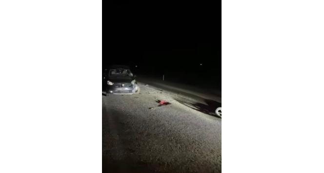 Çanakkale’de otomobil ile motosiklet kafa kafa çarpıştı:  1 ölü