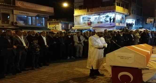 Göreve giderken kazada hayatını kaybeden köy korucusu son yolculuğuna uğurlandı