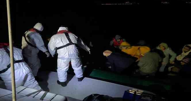 Çanakkale’de 47 düzensiz göçmen kurtarıldı