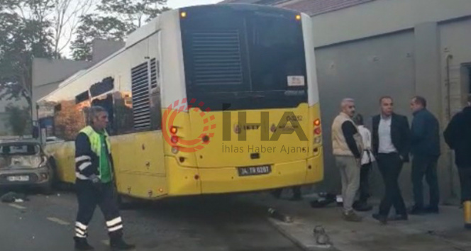 Ümraniye’de İETT otobüsünün klima borusu patladı, bir yolcunun yüzü yandı