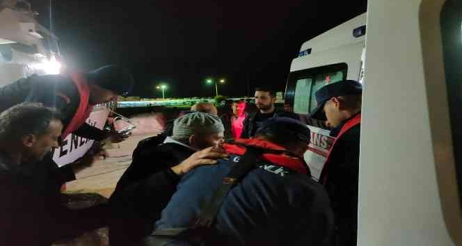 Gökçeada’da rahatsızlanan vatandaş tahliye edildi