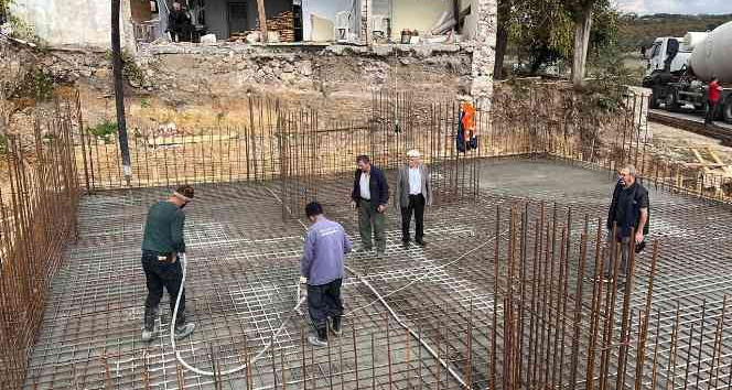 Çan’da Küçükyepe Köyü Cami inşaatı yapımına başlandı