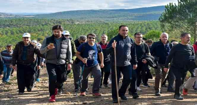 Biga’da Cumhuriyet Doğa Yürüyüşü yapıldı