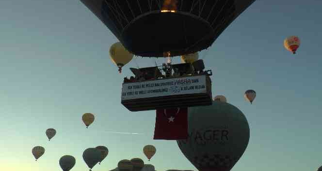 Kapadokya’da ’TOGG’ sevinci